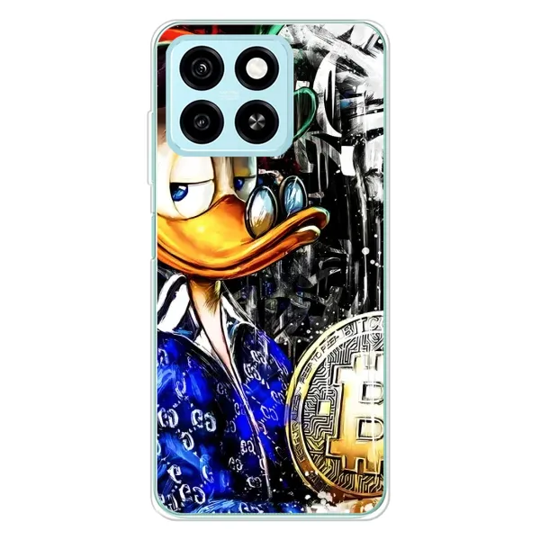 Чехол с принтом «Биткойн Скрудж» для ZTE Blade A55