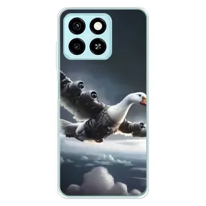 Чехол с мемом Тралалело тралала на ZTE Blade A55 (Бомбардини гусини)