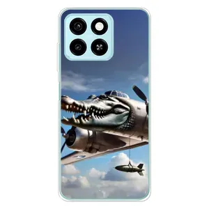 Чехол с мемом Тралалело тралала на ZTE Blade A55 (Бомбардиро крокодило)