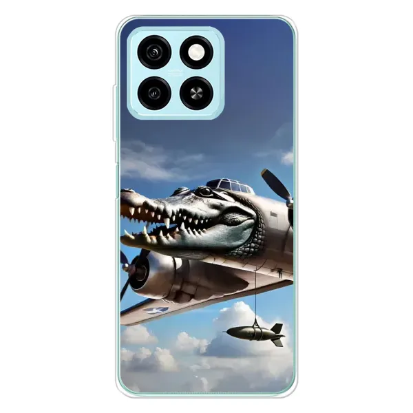 Чехол с принтом «Бомбардиро крокодило» для ZTE Blade A55
