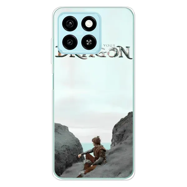 Чохол з принтом «Дракон лого» для ZTE Blade A55