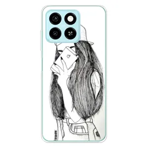 Чехол с печатью для ZTE Blade A55 - (Мода) (AlphaPrint) (Фото девочки)