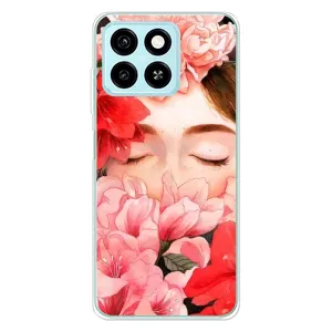 Чехлы (ART) Цветы на ZTE Blade A55 (VPrint) (Очі в квітах)