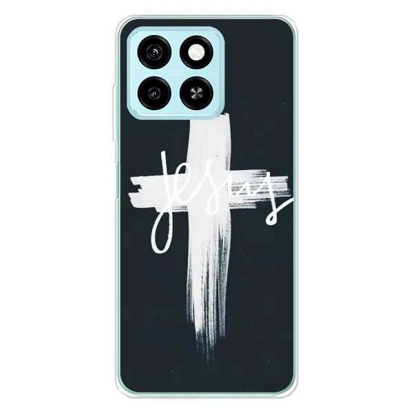 Чехол с принтом «Иисус» для ZTE Blade A55 Чехол с принтом «Иисус» для ZTE Blade A55