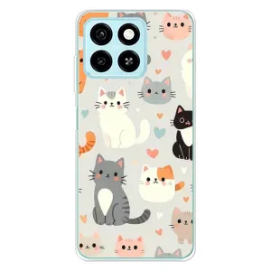 Чохол з малюнком кіт на ZTE Blade A55 (Колаж котів)