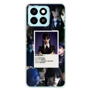 Чохли Венсдей на ZTE Blade A55 Уенсдей (AlphaPrint) (колаж Венздей)