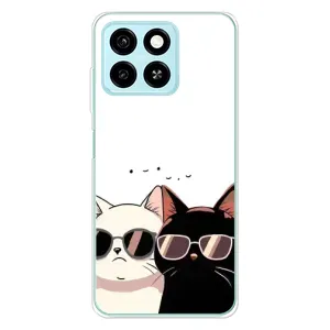Чохол з малюнком кіт на ZTE Blade A55 (Коти в окулярах)