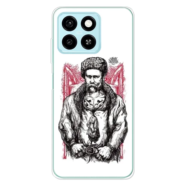 Чехол с принтом «Козак Шевченко» для ZTE Blade A55 Чехол с принтом «Козак Шевченко» для ZTE Blade A55