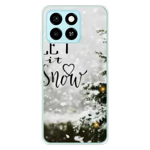 Новорічні, Святкові Чохли для ZTE Blade A55 - 2024 год (Let it snow)