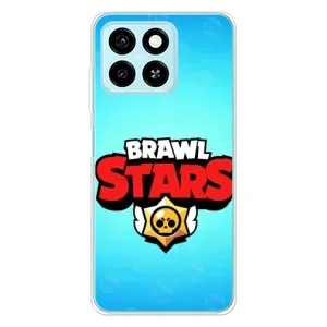 Чехлы Brawl Stars для ZTE Blade A55 (AlphaPrint) (Лого Бравл Старс)
