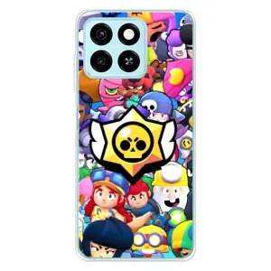 Чехол для ZTE Blade A55 Бравл Старс (VPrint) (Лого Brawl Stars)