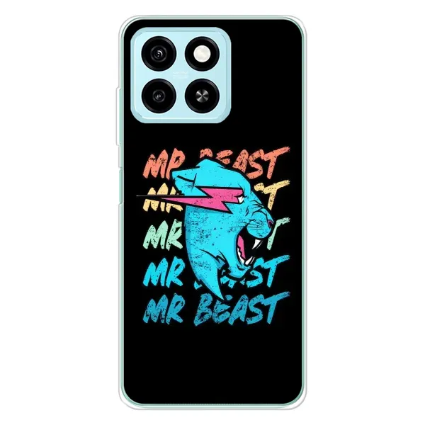 Чехол с принтом «logo Mr beast» для ZTE Blade A55