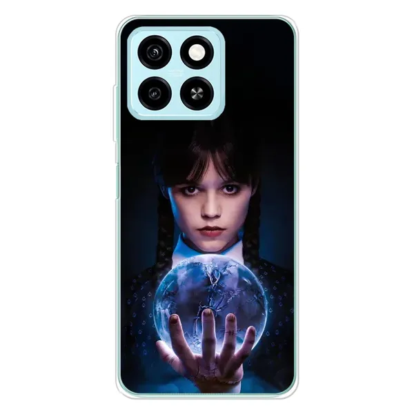 Чехол с принтом «Магическая сфера Уэнздей» для ZTE Blade A55