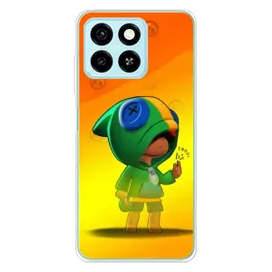 Чехол для ZTE Blade A55 Бравл Старс (VPrint) (Хлопчик Леон)