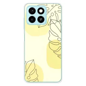 Силконовий чохол з принтом в квітах на ZTE Blade A55