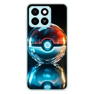 Чехол с Пикачу на ZTE Blade A55 (Мяч Пикачу)