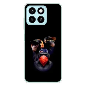 Чохол з Мавпами ZTE Blade A55 - (AlphaPrint) (Три мавпи)