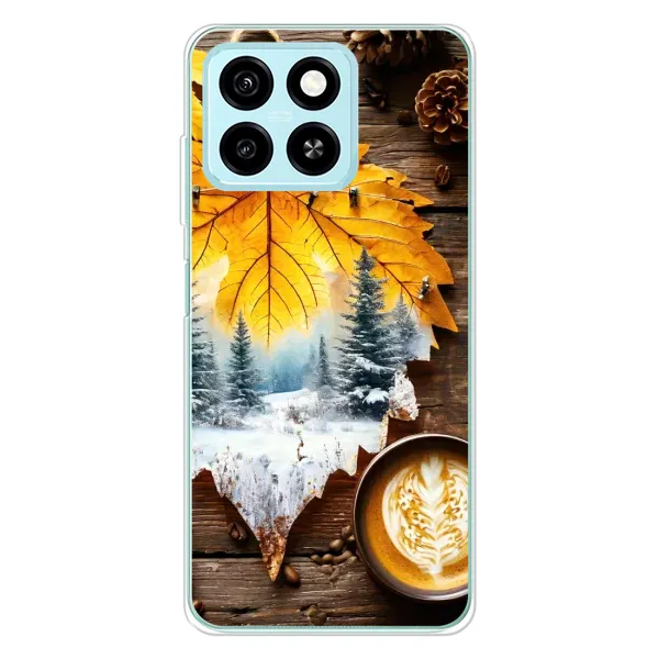 Чехол с принтом «Осенне-зимний кофе» для ZTE Blade A55 Чехол с принтом «Осенне-зимний кофе» для ZTE Blade A55