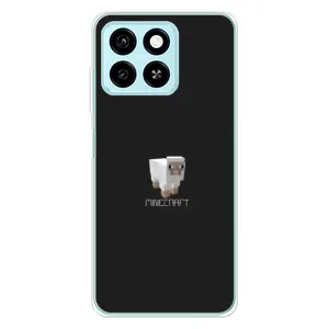 Чехол Майнкрафт на ZTE Blade A55 (AlphaPrint) Minecraft (Овечка Майнкрафт)