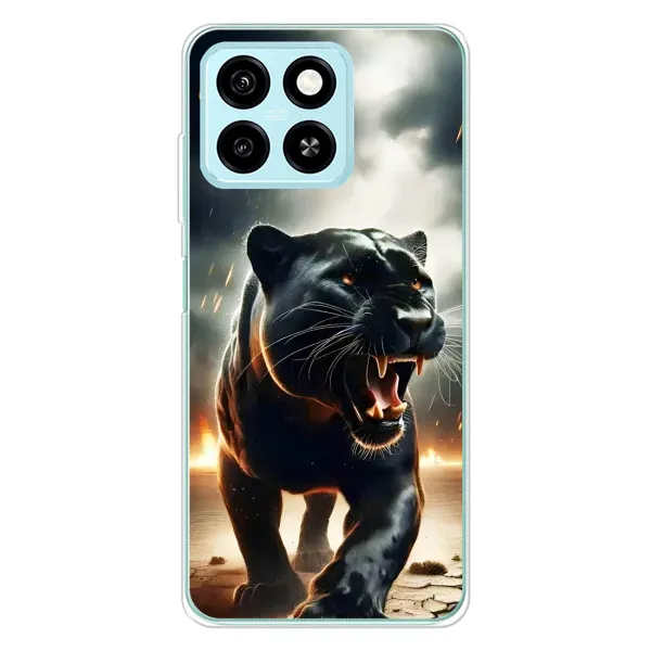 Чехол с принтом «Черная пантера» для ZTE Blade A55