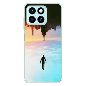 Чехол с человеком пауком для ZTE Blade A55 - (AlphaPrint) (Паук человек)