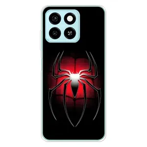 Чехол с человеком пауком для ZTE Blade A55 - (AlphaPrint) (Паук марвел)