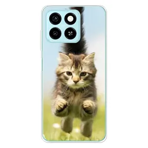 Чехлы с Котиками для ZTE Blade A55 (VPrint) (Прыжок кота)
