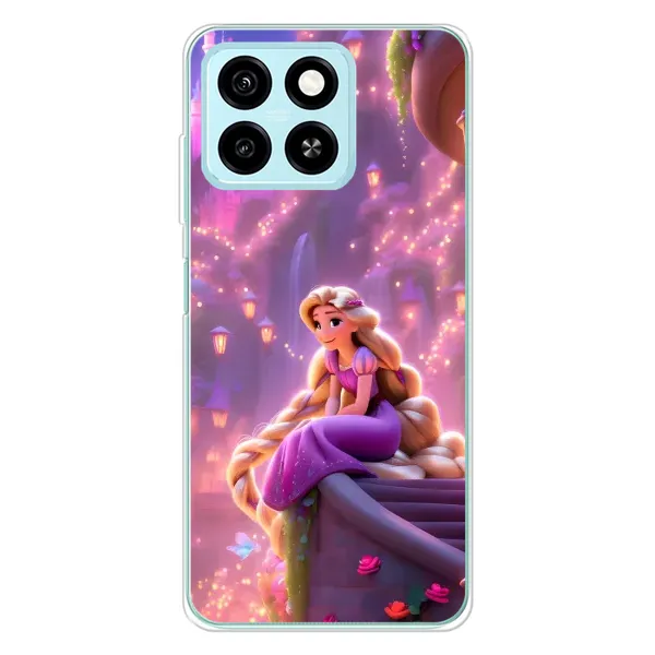 Чехол с принтом «Рапунцель в замке» для ZTE Blade A55