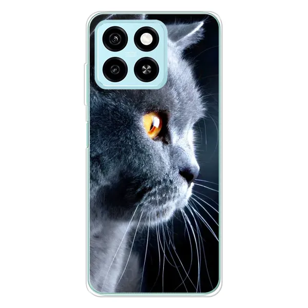 Чехол с принтом «Серый Кот» для ZTE Blade A55 Чехол с принтом «Серый Кот» для ZTE Blade A55