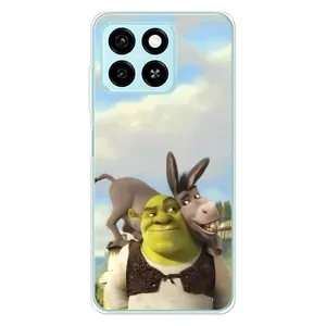 Чохол з мультфільмом Шрек на ZTE Blade A55 (Шрек та Осел)