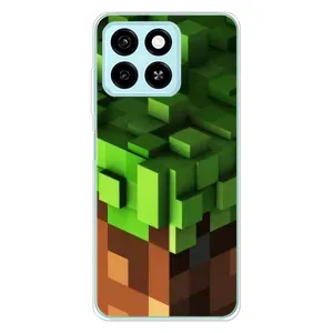 Чехол Майнкрафт на ZTE Blade A55 (AlphaPrint) Minecraft (текстура Майнкрафт)