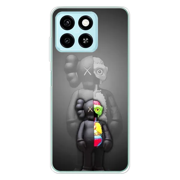 Чехол с принтом «Тело Bearbrick» для ZTE Blade A55