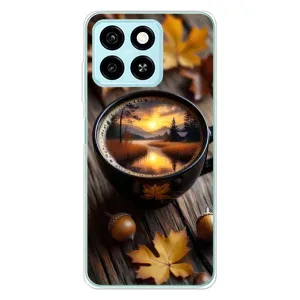 Чехол с принтом «Темный кофе» для ZTE Blade A55