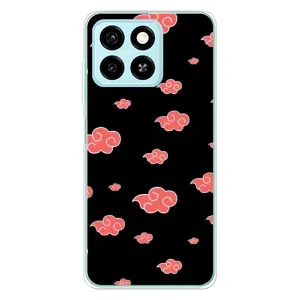 Чехлы Персонажи Аниме Наруто для ZTE Blade A55 (AlphaPrint) (Тучки Аниме)