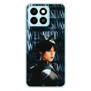 Чохли Венсдей на ZTE Blade A55 Уенсдей (AlphaPrint) (Венздей кішка)