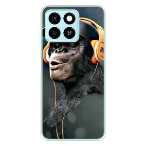 Чохол з Мавпами ZTE Blade A55 - (AlphaPrint) (В навушниках)