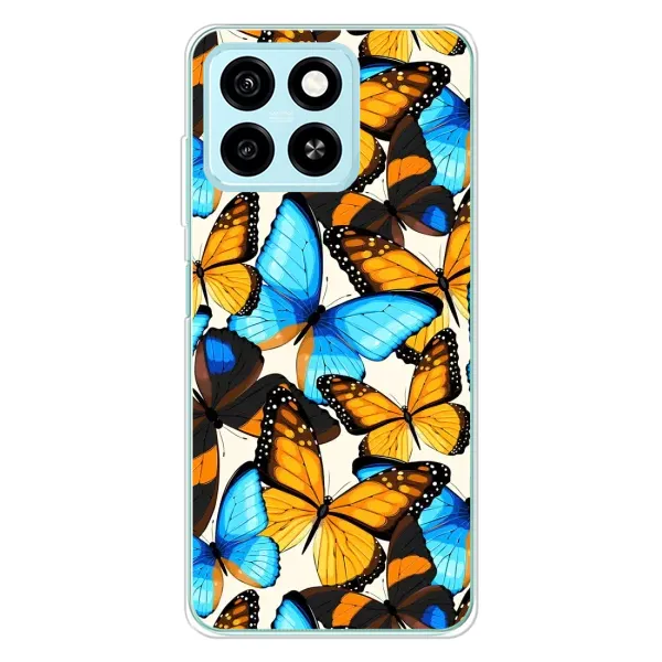 Чехол с принтом «Яркие бабочки» для ZTE Blade A55 Чехол с принтом «Яркие бабочки» для ZTE Blade A55