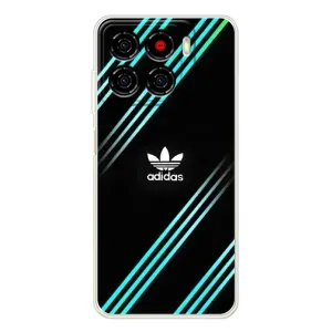 Чехлы Адидас для ZTE Blade A56 (AlphaPrint) (Адидас с полосами)