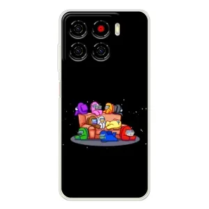 Чехол Амонг Ас для ZTE Blade A56 (AlphaPrint) (Амонг-ас)
