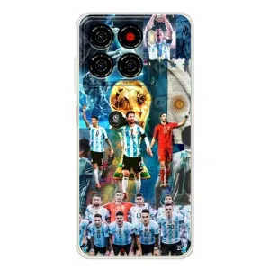 Чехлы Месси для ZTE Blade A56 (AlphaPrint) (Аргентина Месси)