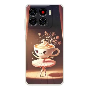 Чохол з мемом Тралалело тралала на ZTE Blade A56 (Балерина капучина)