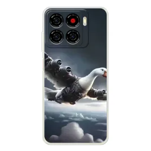 Чохол з мемом Тралалело тралала на ZTE Blade A56 (Бомбардіні гусіні)