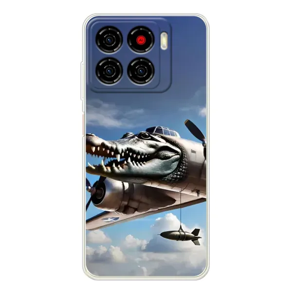 Чохол з принтом «Бомбардіро крокоділо» для ZTE Blade A56