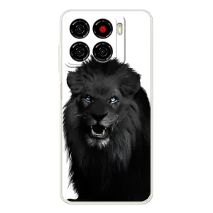 Чехлы с картинками животных ZTE Blade A56 (Черный ЛЕВ)