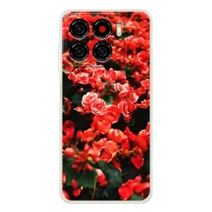 Чехлы с Цветами для ZTE Blade A56 (VPrint) (Цветы красные)