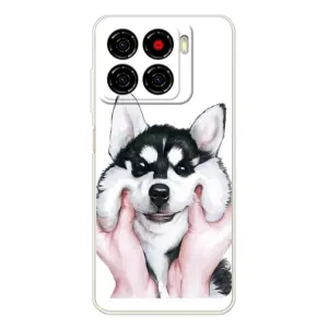 Чехлы с собаками для ZTE Blade A56 (VPrint) (Довольный Хаски)