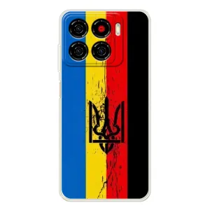 Украинские Чехлы для ZTE Blade A56 с картинкой УПА (AlphaPrint) (Флаг УПА)