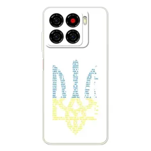 Чехлы для ZTE Blade A56 Укр. Символика (AlphaPrint) (Герб из букв)