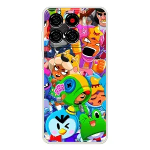 Чехлы Brawl Stars для ZTE Blade A56 (AlphaPrint) (Герои Бравл Старс)