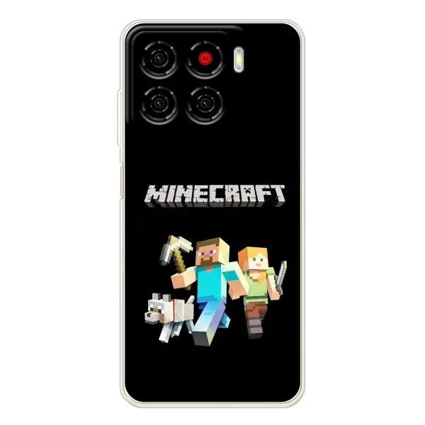 Чехол с принтом «герои Minecraft» для ZTE Blade A56 Чехол с принтом «герои Minecraft» для ZTE Blade A56